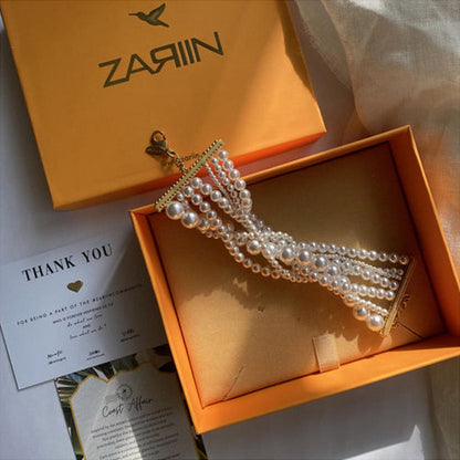 ZARIIN Ropes Of Pearl Bracelet