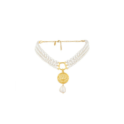 ZARIIN Roaring To Go Pearl Necklace