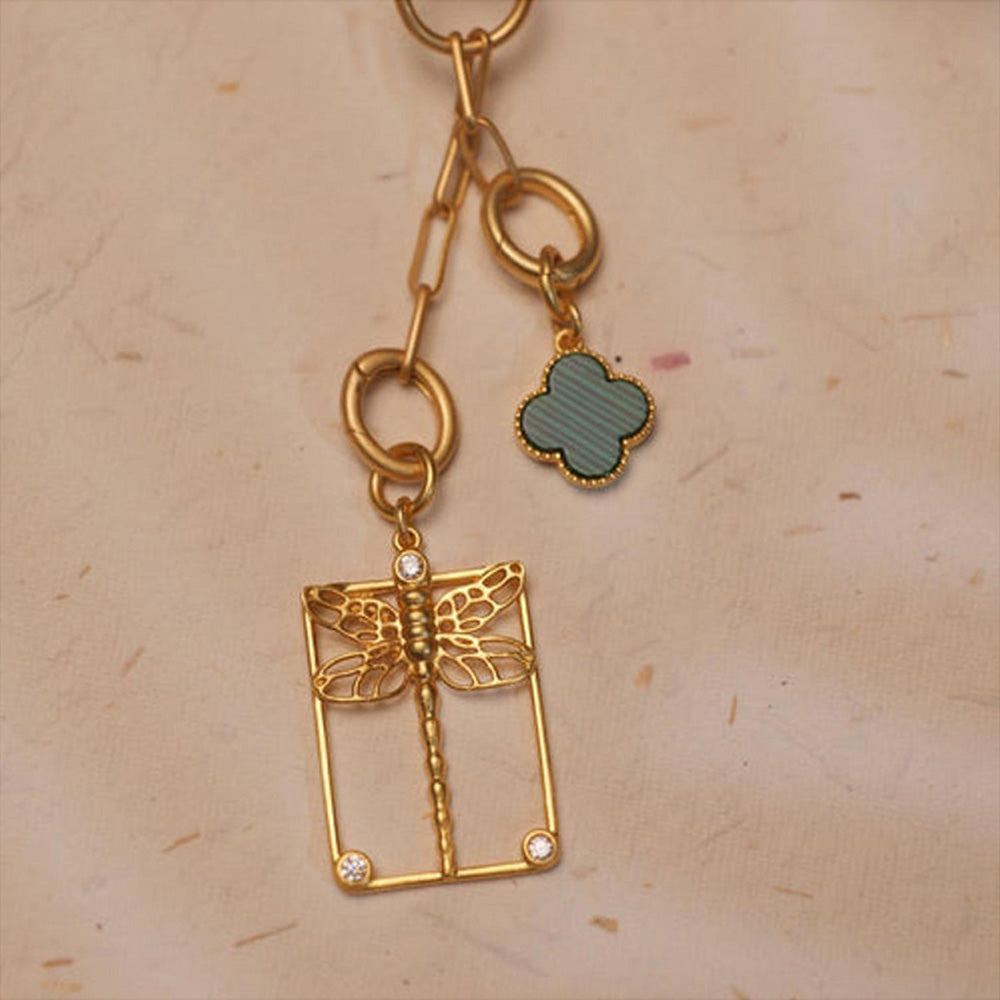 ZARIIN Dragonfly Charm For Lightness, Joy And Freedom