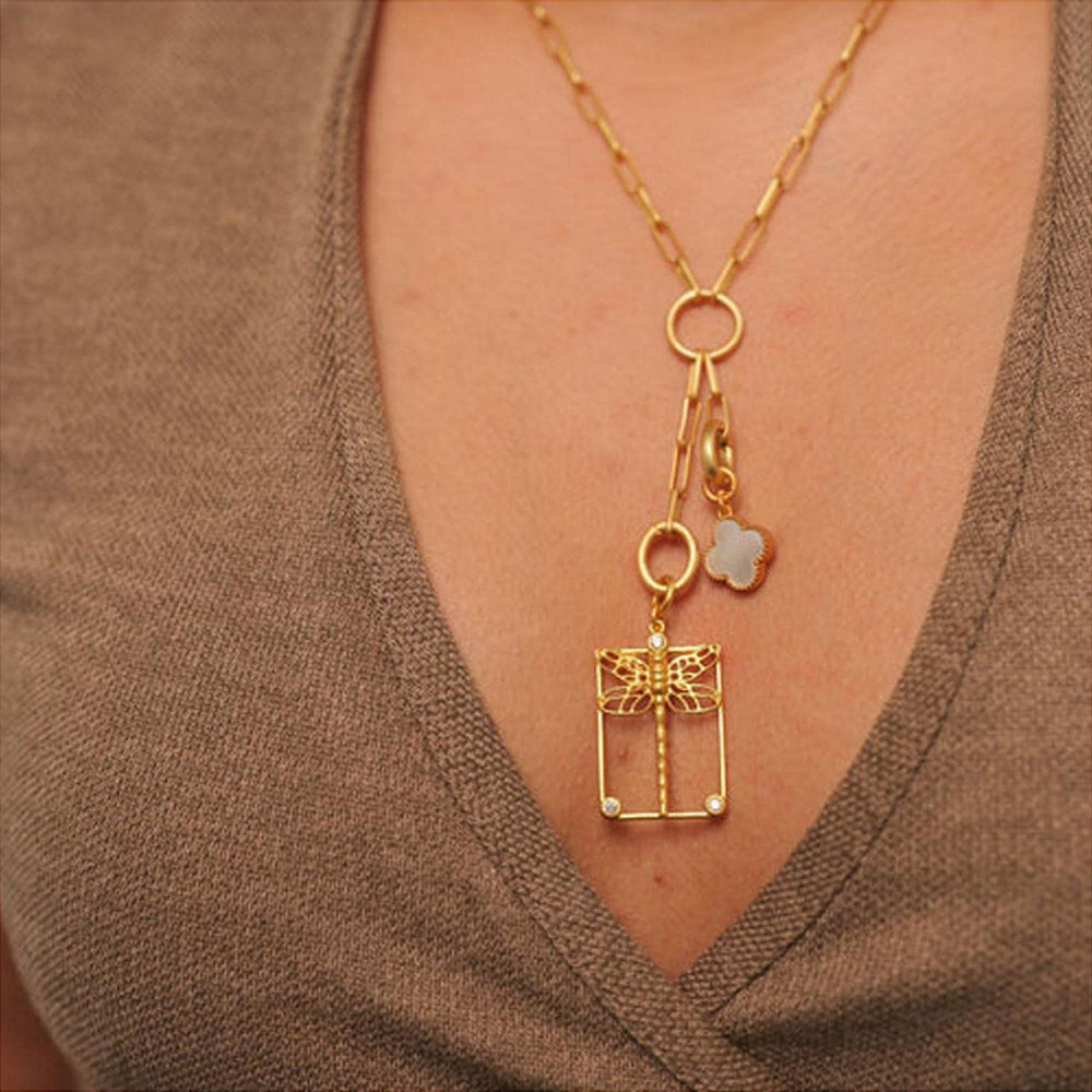 ZARIIN Dragonfly Charm For Lightness, Joy And Freedom