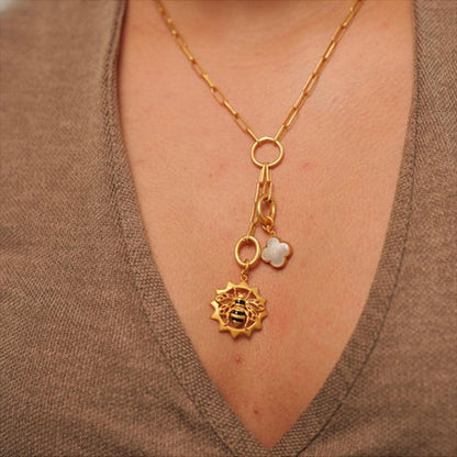 ZARIIN Honey Bee Charm For Divine Order And Productivity