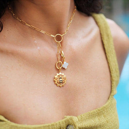 ZARIIN Honey Bee Charm For Divine Order And Productivity