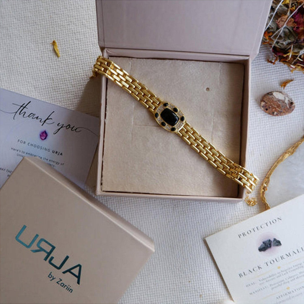 ZARIIN Black Tourmaline Bracelet