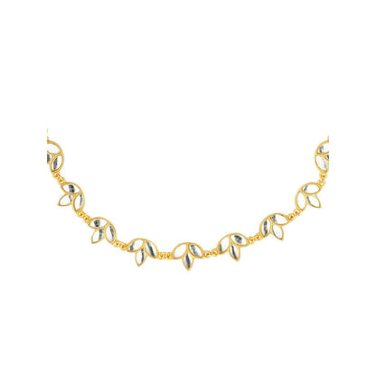 ZARIIN Padma Necklace With Mirror Polki