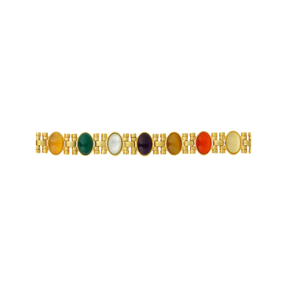 ZARIIN Power Moves Navratna Bracelet