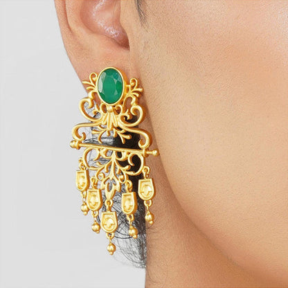 ZARIIN Majestic Charm Filigree Earrings