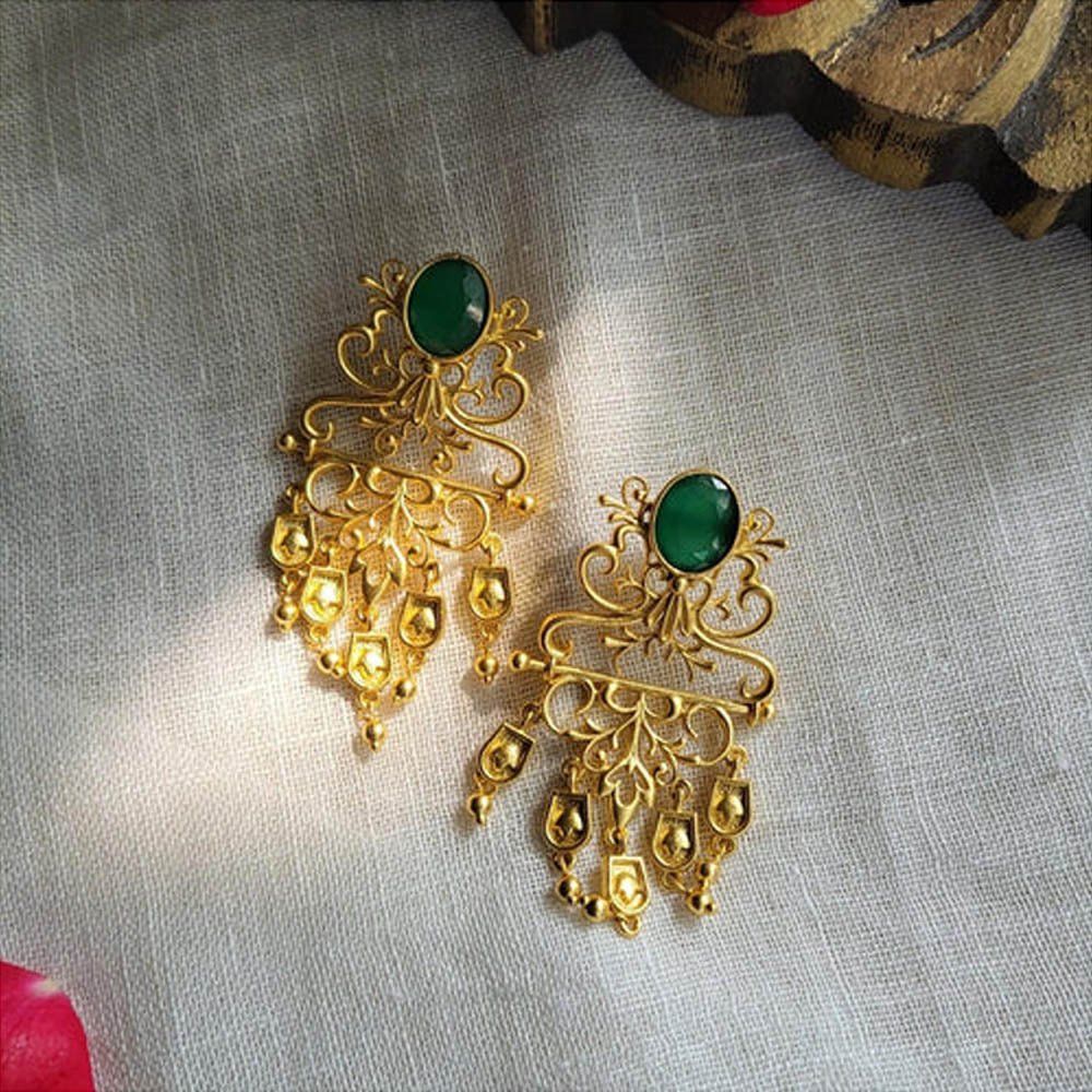 ZARIIN Majestic Charm Filigree Earrings