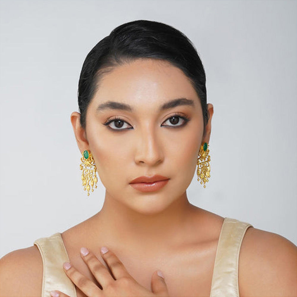 ZARIIN Majestic Charm Filigree Earrings