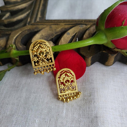 ZARIIN Timeless Treasures Filigree Stud Earrings