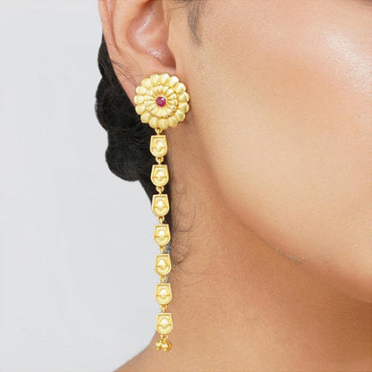 ZARIIN Floral Legacy Statement Earrings
