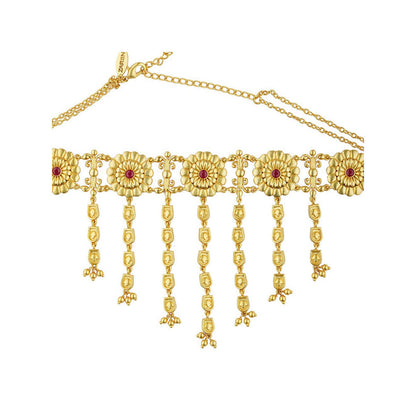 ZARIIN Floral Legacy Choker Necklace