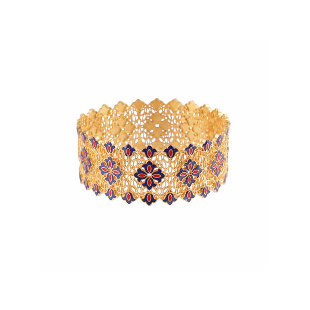 ZARIIN Floral Traces Bangle