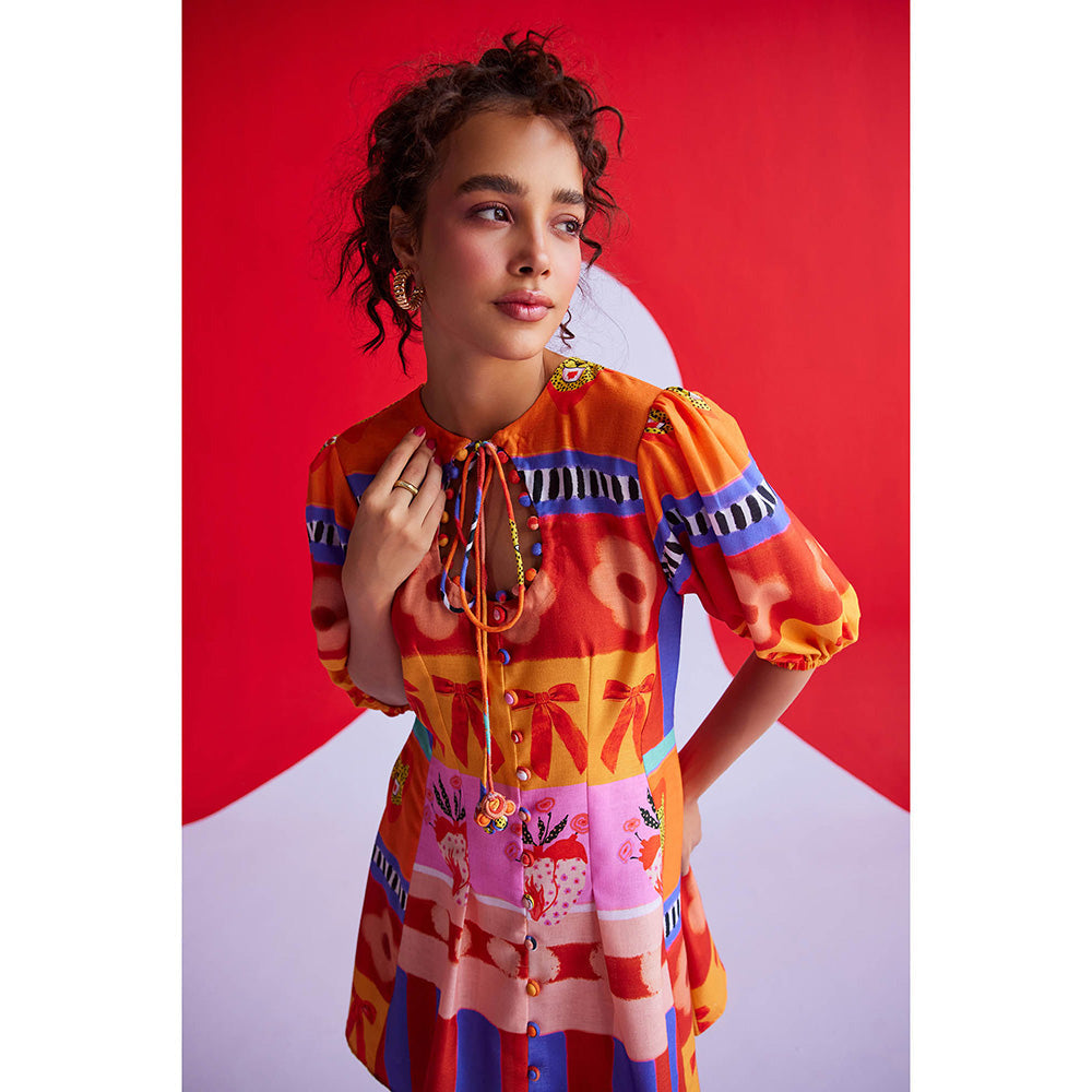 Zip by Payal & Zinal Hearts Unlocked Sunny Sweetheart Dress