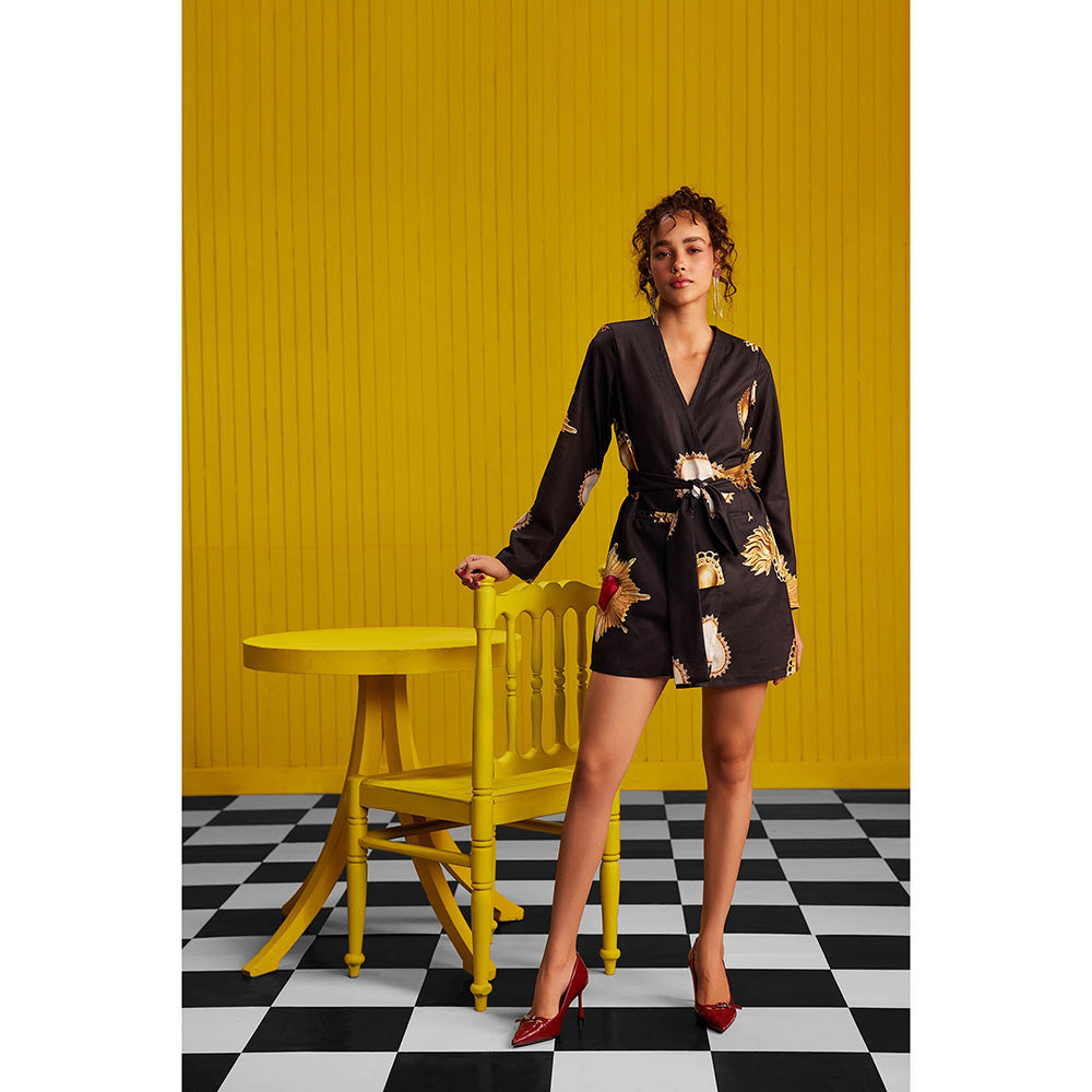 Zip by Payal & Zinal Hearts Unlocked Midnight Magic Dress