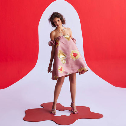 Zip by Payal & Zinal Hearts Unlocked Sunset Romance Dress