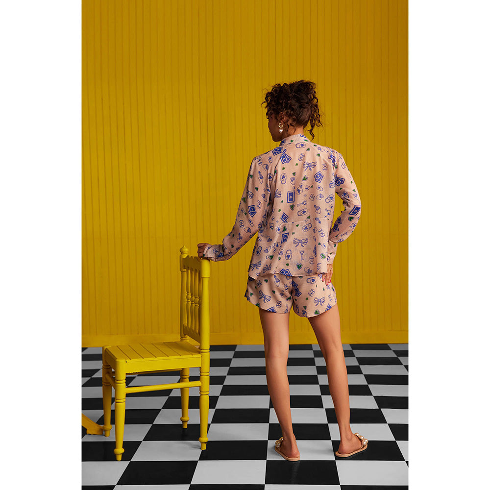 Zip by Payal & Zinal Hearts Unlocked Heart Strings Chic Shirt
