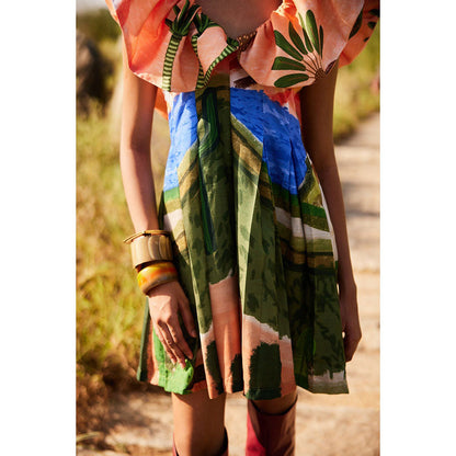 Zip by Payal & Zinal Dessert Daisy Dance Multi-Color Dress