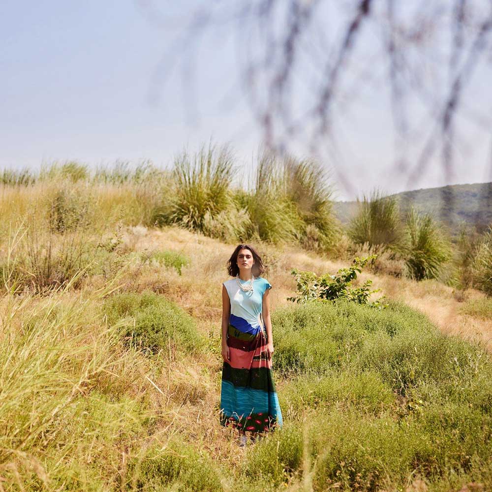 Zip by Payal & Zinal Twirls & Tulips Multi-Color Dress