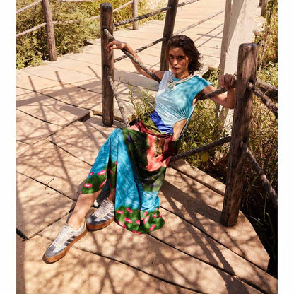Zip by Payal & Zinal Twirls & Tulips Multi-Color Dress