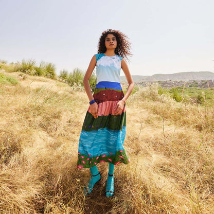 Zip by Payal & Zinal Fields Of Fancy Multi-Color Dress