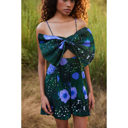 Zip by Payal & Zinal Periwinkle Paradise Green Jumpsuit