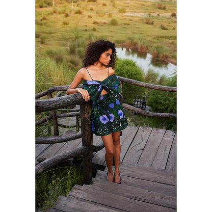 Zip by Payal & Zinal Periwinkle Paradise Green Jumpsuit