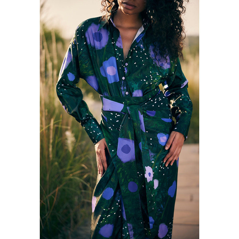Zip by Payal & Zinal Garden Gala Green Co-Ord (Set of 2)