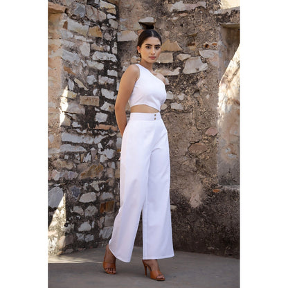 AlterEGO Ivory - Buttoned Trouser
