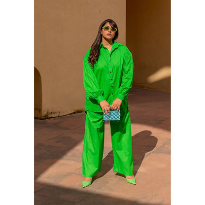 AlterEGO Autumn - Parrot Green Shirt