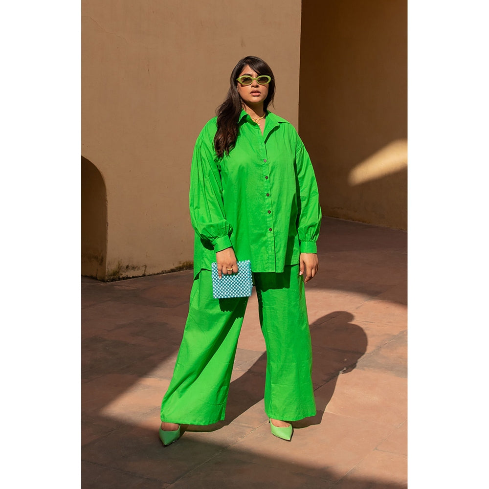 AlterEGO Autumn - Parrot Green Shirt