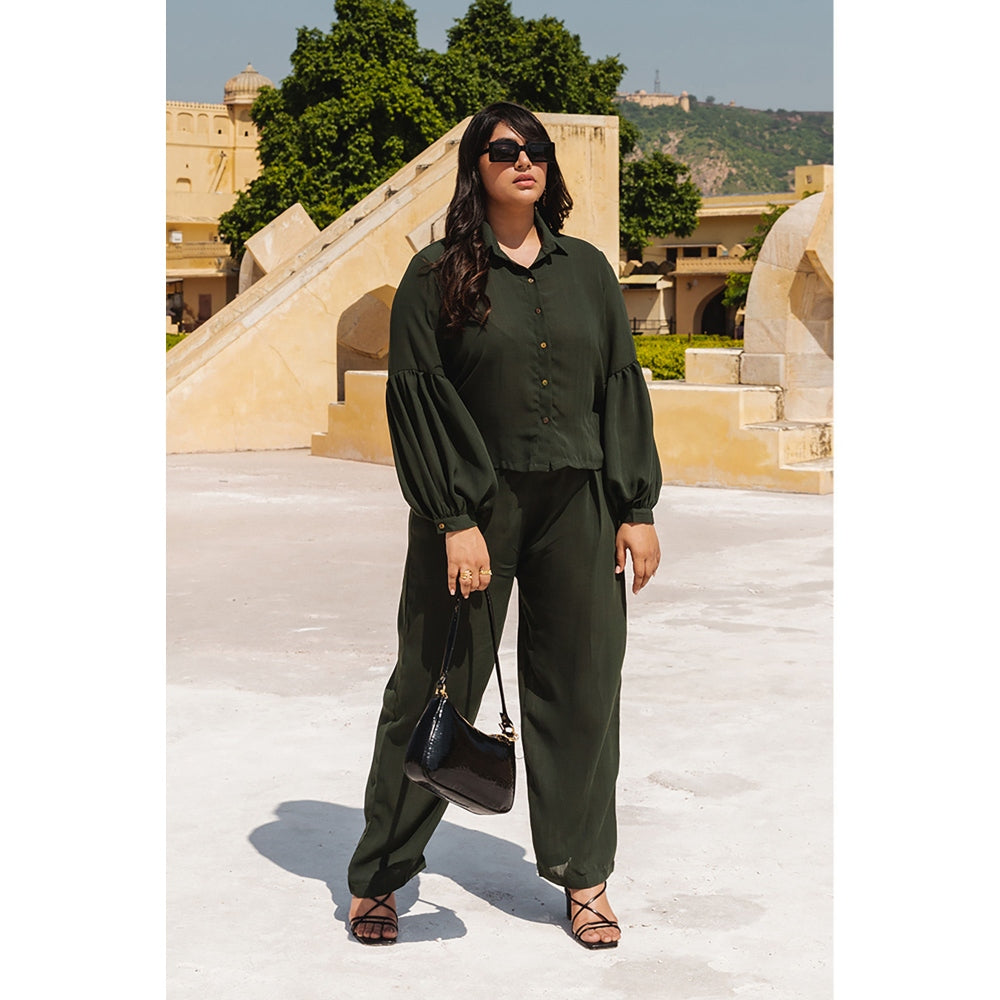 AlterEGO Morine - So She Says Shirt Forest Green