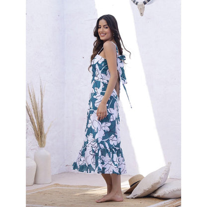 AlterEGO Harper Make Me Yours Tie Strap Midi Dress