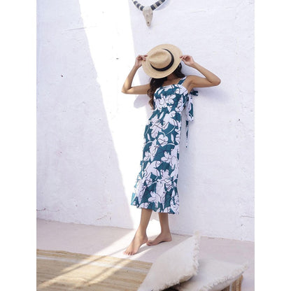 AlterEGO Harper Make Me Yours Tie Strap Midi Dress