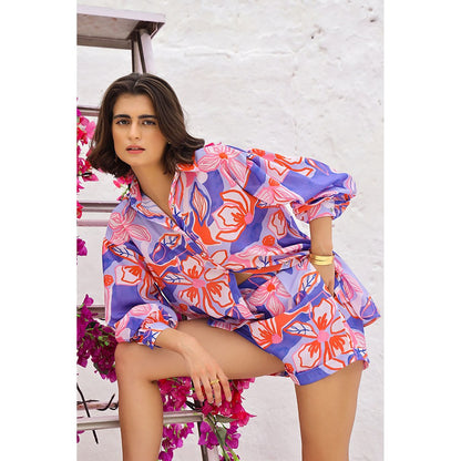 AlterEGO Zale Tale of Two Blue Co-Ord (Set of 2)