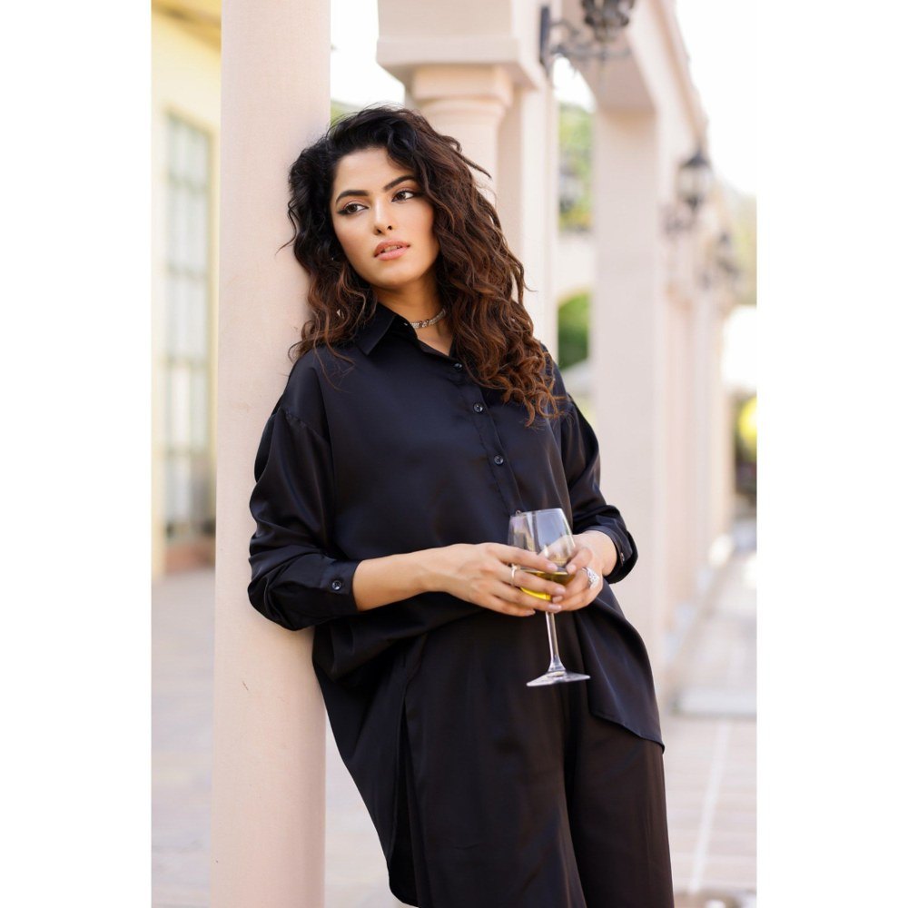 AlterEGO Brandi Black Shirt & Pant (Set of 2)