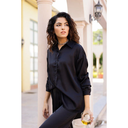 AlterEGO Brandi Black Shirt & Pant (Set of 2)
