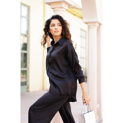 AlterEGO Brandi Black Shirt & Pant (Set of 2)