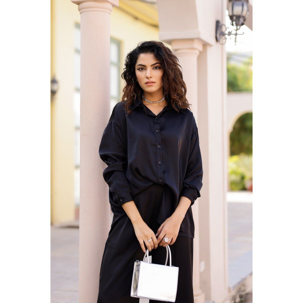 AlterEGO Brandi Black Shirt & Pant (Set of 2)