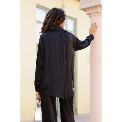 AlterEGO Brandi Black Shirt & Pant (Set of 2)