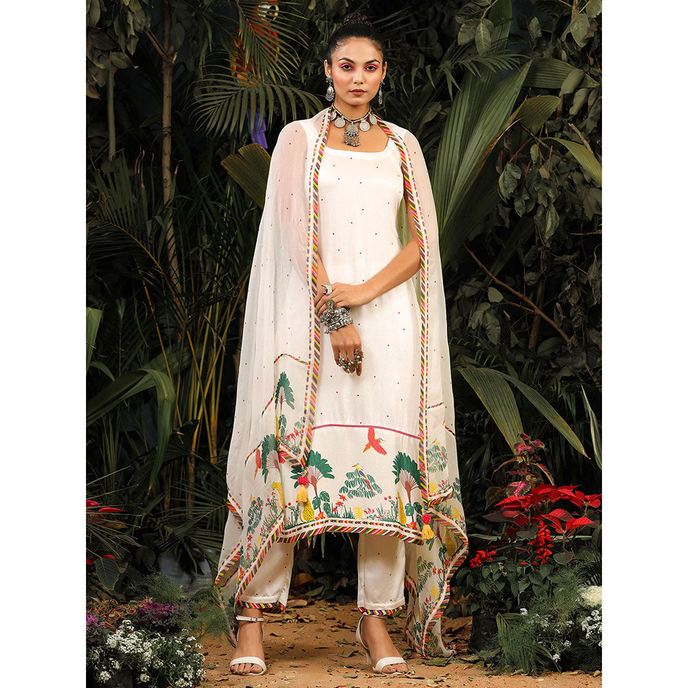 Baise Gaba Hoor Kurta (Set of 3)