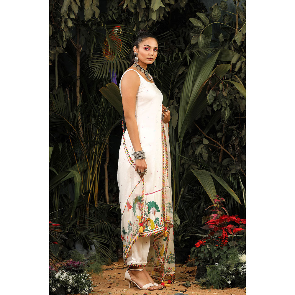 Baise Gaba Hoor Kurta (Set of 3)