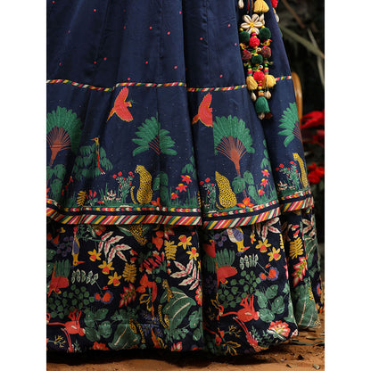 Baise Gaba Maahnoor Lehenga (Set of 3)