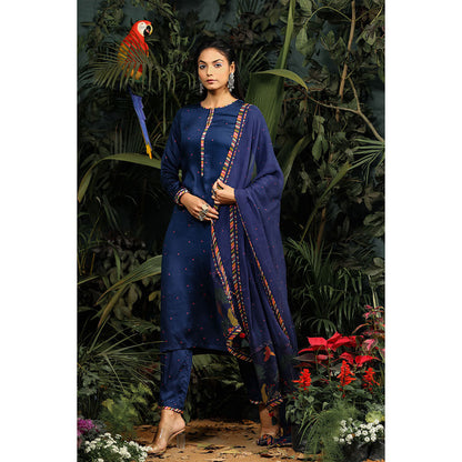 Baise Gaba Jugnu Kurta (Set of 3)