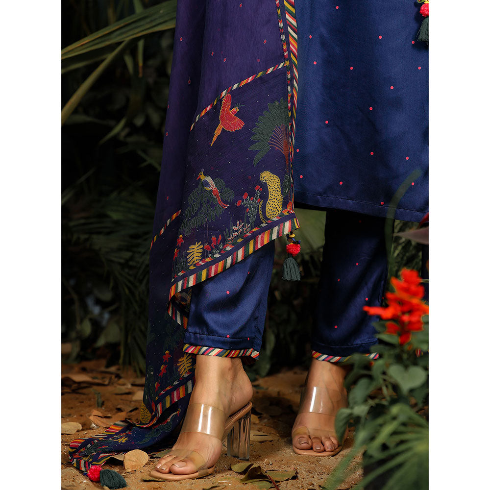 Baise Gaba Jugnu Kurta (Set of 3)