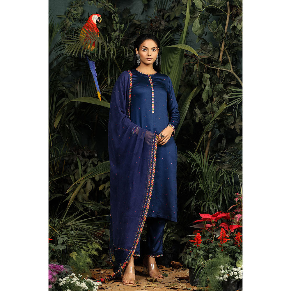 Baise Gaba Jugnu Kurta (Set of 3)