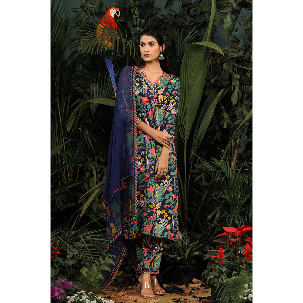 Baise Gaba Anam Kurta (Set of 3)