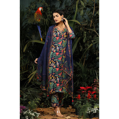 Baise Gaba Anam Kurta (Set of 3)