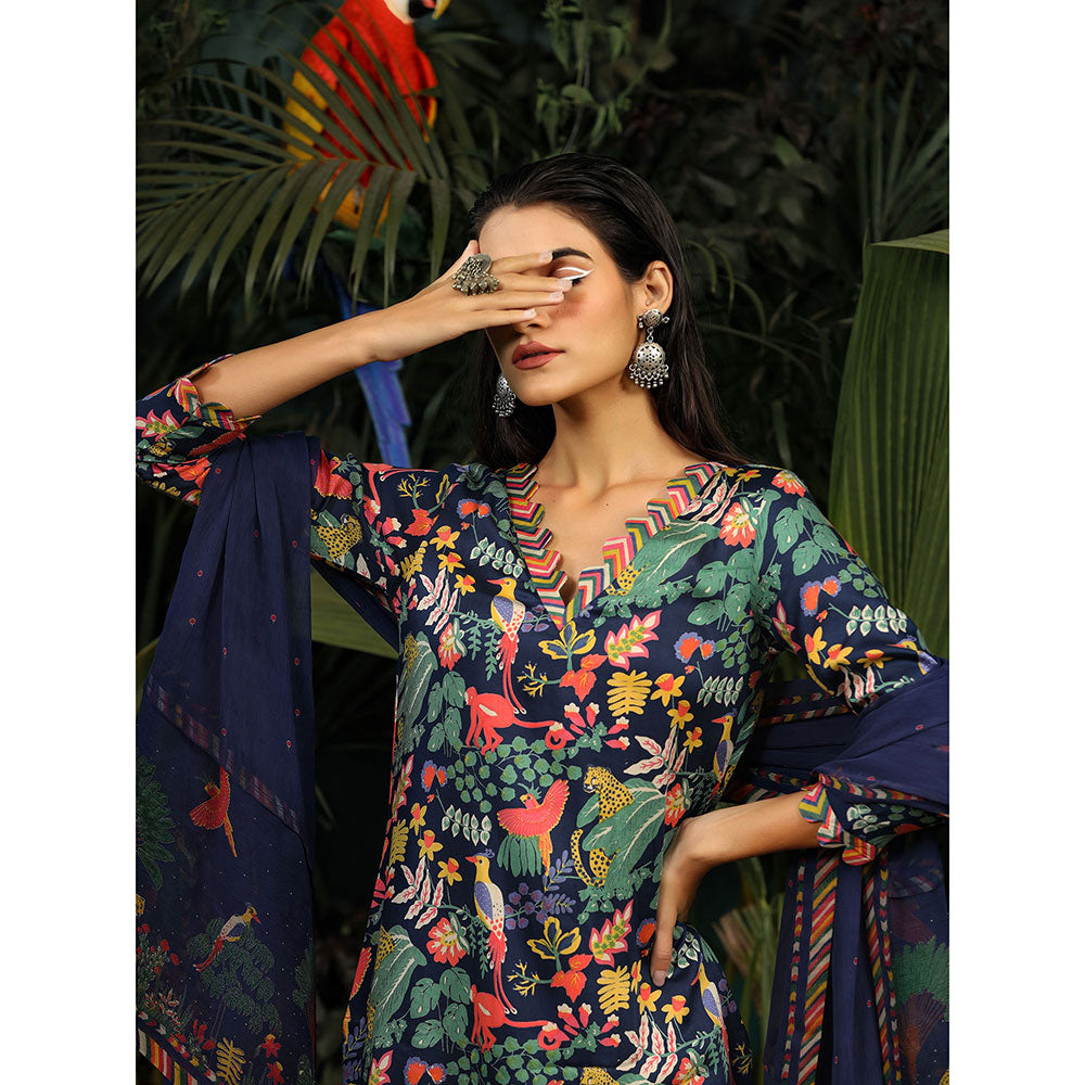 Baise Gaba Anam Kurta (Set of 3)