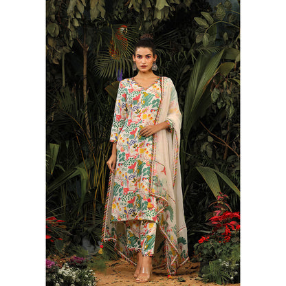 Baise Gaba Ambar Kurta (Set of 3)