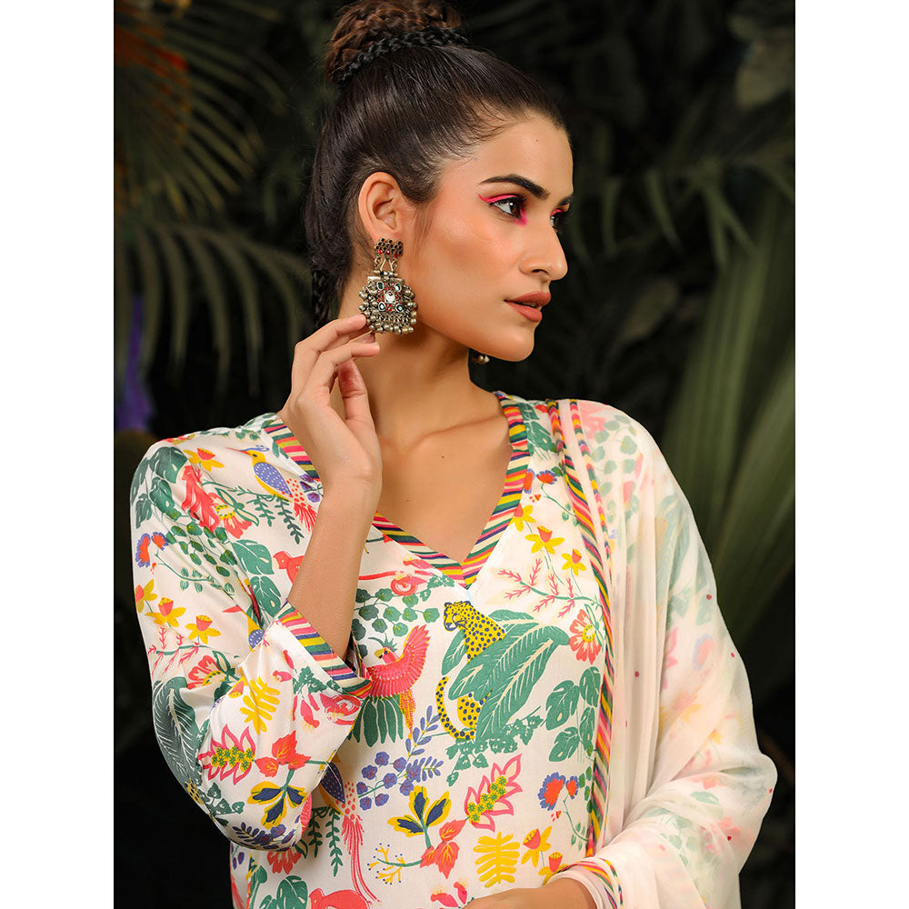 Baise Gaba Ambar Kurta (Set of 3)